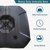 PURPLE LEAF OPEN BOX Cantilever Umbrella Base ZY04BSSBL-150-NEW-RT