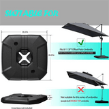 PURPLE LEAF OPEN BOX Cantilever Umbrella Base ZY04BSSBL-150-NEW-RT