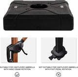 PURPLE LEAF OPEN BOX Patio Cantilever Umbrella Base ZYBASE-1