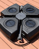 PURPLE LEAF OPEN BOX Patio Umbrella Base with Wheels ZYBASE-8