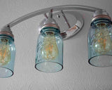 Hand-Cut Open Bottom Mason Jars for DIY Lighting, Pendants & Crafts