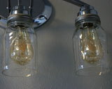 Hand-Cut Open Bottom Mason Jars for DIY Lighting, Pendants & Crafts