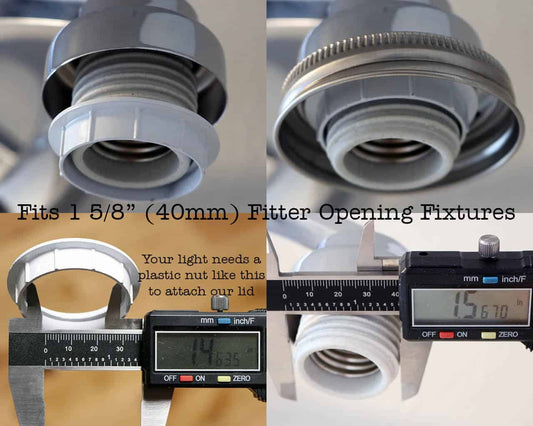 Lighting Lid for Mason Jar Light Fixtures