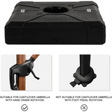 PURPLE LEAF OPEN BOX Patio Cantilever Umbrella Base ZYBASE-1