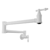 Marca 360-Degree 24 in. Wall Mounted Pot Filler with Dual Swivel