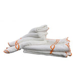 Chain Embroidered Cotton Bath Towels (Set of 2)