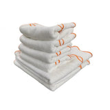 Chain Embroidered Cotton Bath Towels (Set of 2)