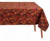 Floral Block Print Tablecloth