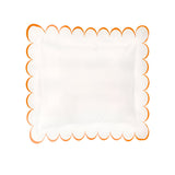 Allena 400TC Cotton Scallop Embroidery Sateen Solid Euro Sham