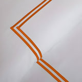 500TC Cotton Double Embroidery Sateen Solid Duvet Cover Set