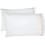 400TC Single Embroidery Cotton Sateen Pillowcases (Set Of 2)