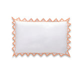 Ashley 400TC Cotton Traingle Embroidery Sateen Solid Pillow Sham
