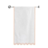 Zig & Zag U Shape Embroidered Bath Towels (Set of 2)