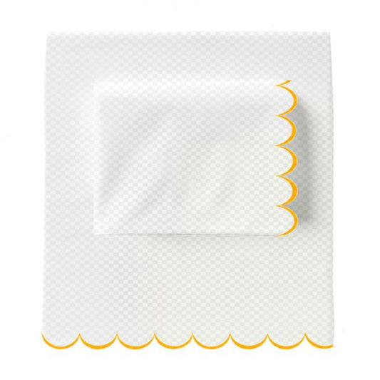 Allena 400TC Cotton Scallop Embroidery Sateen Microcheck Sheet Set