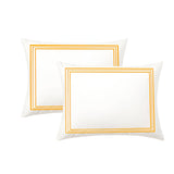 400TC Cotton Classic Embroidery Sateen Solid Pillow Sham