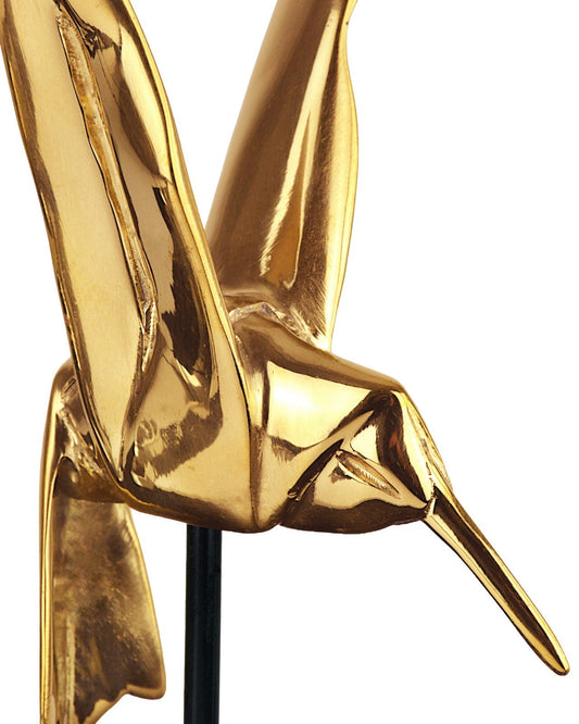 Gold Hummingbirds Set of 3