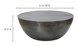 Conga Coffee Table Antique Zinc