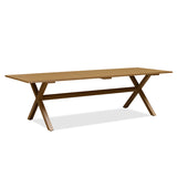 PURPLE LEAF Outdoor Dining Table Sleek Aluminum Frame Modern Outdoor Table for Deck Backyard Dining Gatherings
