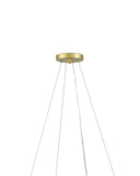 Sea Fan Gold Bowl Chandelier