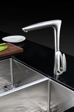 ANZZI Timbre Elegant Kitchen Faucet, Single Gyroscopic Control, 360° Swivel Spout, 1.5 GPM, Rhino Alloy Solid Brass, cUPC Certified