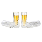50 Caliber Shot Glasses Set - Set of 4