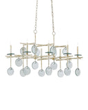 Sethos Silver Rectangular Chandelier