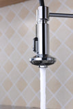 ANZZI Step Minimalist Kitchen Faucet, Single Handle Control, High Mobility Pull-Down Sprayer (9.5" Reach), Lead-Free Brass, cUPC Certified