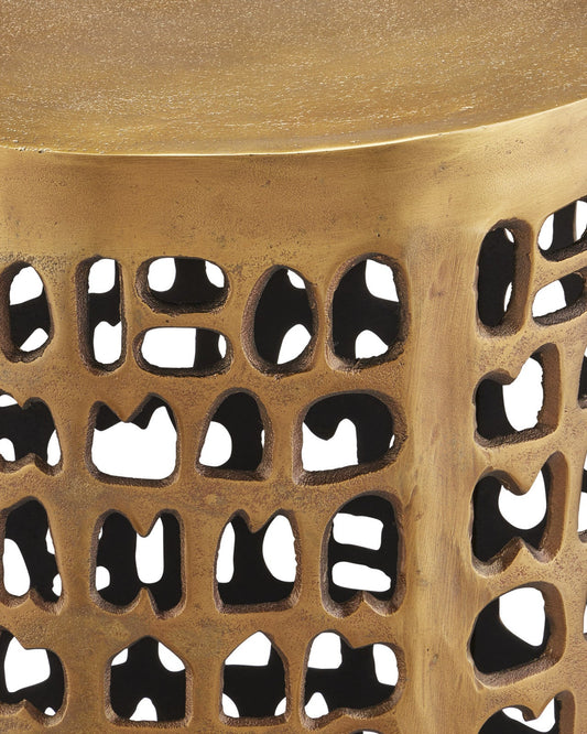 Alvar Gold Accent Table