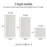 Paintable Ribbed Wall Panels