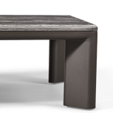 Palm Beach Aluminum Rectangle Coffee Table