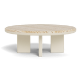 Palm Beach Aluminum Round Coffee Table