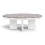 Palm Beach Aluminum Round Coffee Table