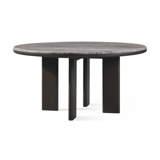 Palm Beach Aluminum Round Dining Table 60"