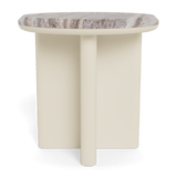 Palm Beach Aluminum Round Side Table