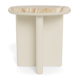 Palm Beach Aluminum Round Side Table