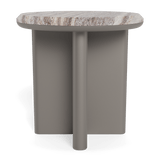 Palm Beach Aluminum Round Side Table
