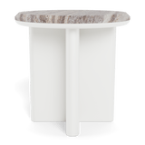 Palm Beach Aluminum Round Side Table
