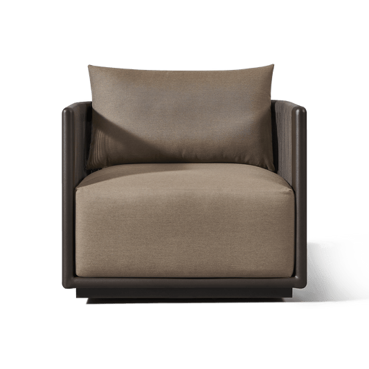 Palm Beach Aluminum Swivel Lounge Chair