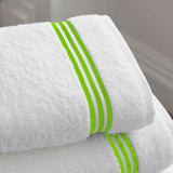 Cotton Triple Embroidered Bath Towels (Set of 2)