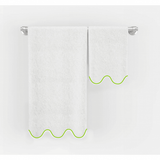 Scalloped Embroidered Bath Towels (Set of 2)