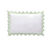 Ashley 400TC Cotton Traingle Embroidery Sateen Solid Pillow Sham