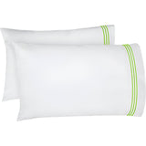 400TC Triple Embroidery Cotton Sateen Pillowcases (Set Of 2)