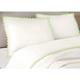 Elegant Flower Embroidered Duvet Cover Set