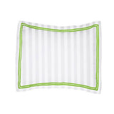400TC Cotton Double Edge Embroidery Sateen Stripe Duvet Cover Set