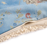 Lee Western Washed Denim Teddy-Backed Pillow