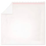 400TC Wavy Embroidery & Border Cotton Sateen Solid Sheet Set