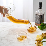 Penis Whiskey Decanter Bottle With Two Whiskey Glasses