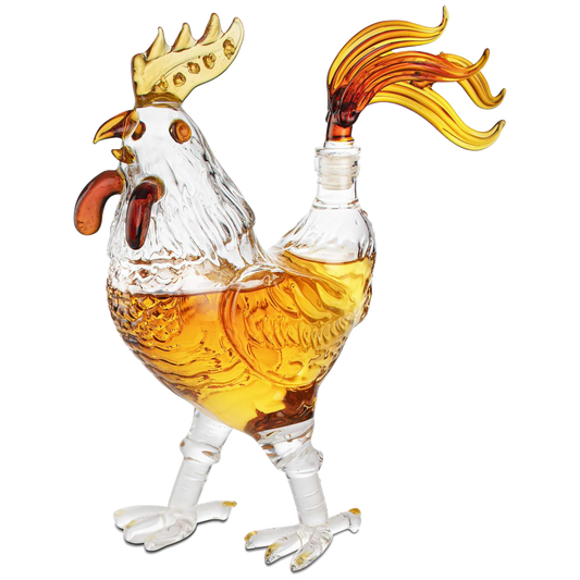 Cock - Chicken Decanter 500ml Whiskey and Wine Decanter