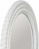 Polverigi Round White Mirror - Clearance