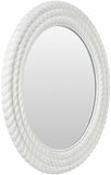 Polverigi Round White Mirror - Clearance